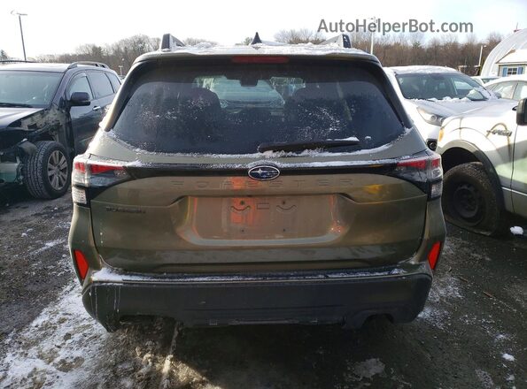 JF2SLDBCXSH421809 2025 SUBARU FORESTER Green Вид ззаду