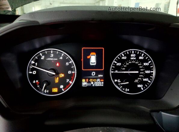 JF2SLDDC7SH553312 2025 SUBARU FORESTER Black Instrument cluster view