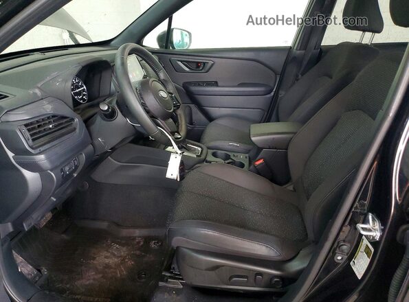 JF2SLDDC7SH553312 2025 SUBARU FORESTER Black Front interior view