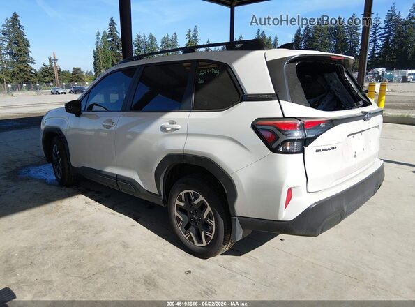 JF2SLDDC8SH599621 2025 SUBARU FORESTER White Հետևի ձախ