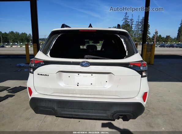 JF2SLDDC8SH599621 2025 SUBARU FORESTER White 