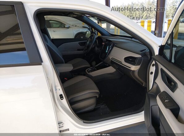JF2SLDDC8SH599621 2025 SUBARU FORESTER White Սալոնի դիմացի տեսք