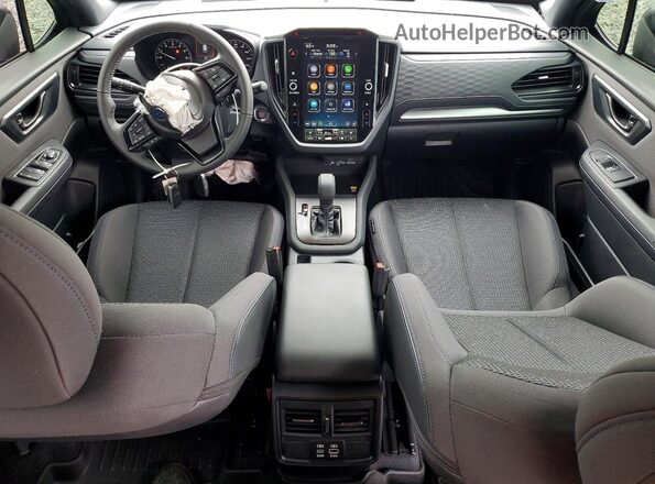 JF2SLDDC9SH598249 2025 SUBARU FORESTER Black Widok deski rozdzielczej