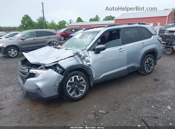 JF2SLDDCXSH532342 2025 SUBARU FORESTER Silver Przód lewy