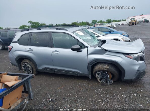 JF2SLDDCXSH532342 2025 SUBARU FORESTER Silver Widok zestawu wskaźników