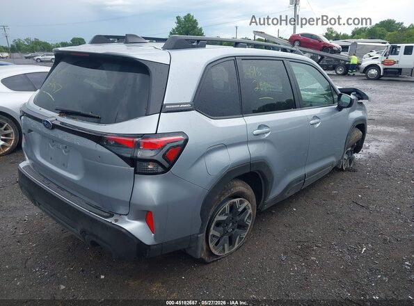 JF2SLDDCXSH532342 2025 SUBARU FORESTER Silver Tył prawy