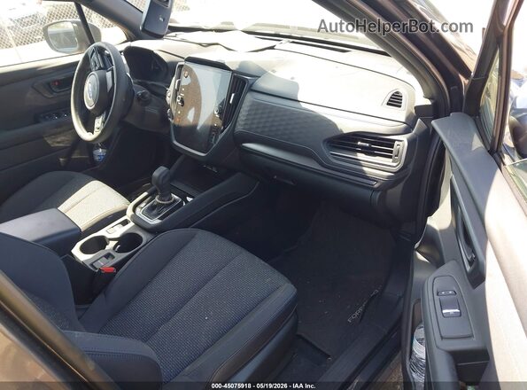 JF2SLDDCXSH547892 2025 SUBARU FORESTER Gray წინა სალონის ხედი
