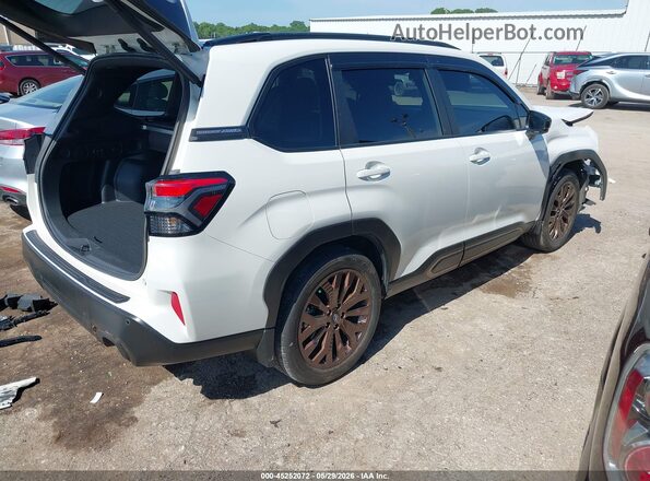 JF2SLDHC0SH409367 2025 SUBARU FORESTER White Rear right