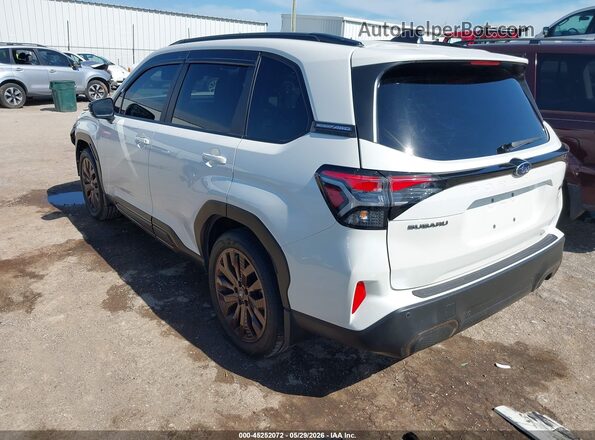 JF2SLDHC0SH409367 2025 SUBARU FORESTER White Rear left