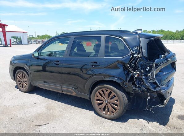 JF2SLDHC0SH438058 2025 SUBARU FORESTER Black სალონის 360-გრადუსიანი ხედი