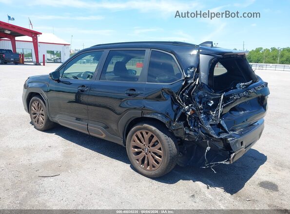JF2SLDHC0SH438058 2025 SUBARU FORESTER Black უკანა მარცხენა