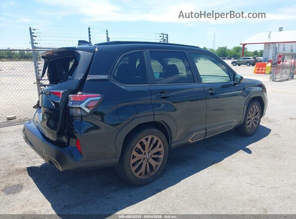 JF2SLDHC0SH438058 2025 SUBARU FORESTER Black უკანა მარჯვენა