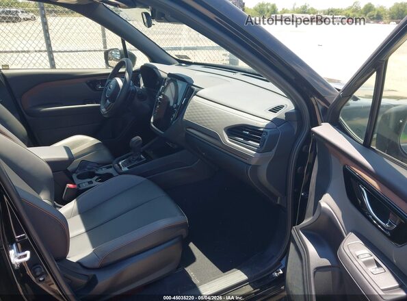JF2SLDHC0SH438058 2025 SUBARU FORESTER Black წინა სალონის ხედი