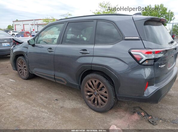 JF2SLDHC4SH407623 2025 SUBARU FORESTER Gray უკანა მარცხენა