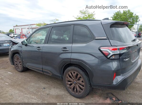 JF2SLDHC4SH407623 2025 SUBARU FORESTER Gray სალონის 360-გრადუსიანი ხედი
