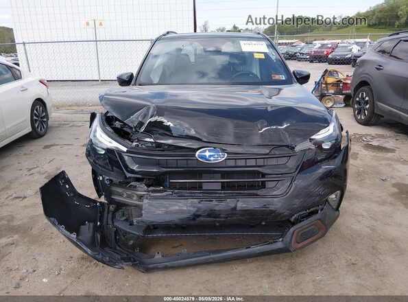 JF2SLDHC4SH501176 2025 SUBARU FORESTER Black უკანა სალონის ხედი