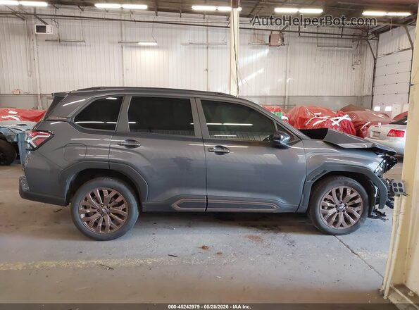JF2SLDHC6SH498345 2025 SUBARU FORESTER Gray Սալոնի 360 աստիճան տեսք