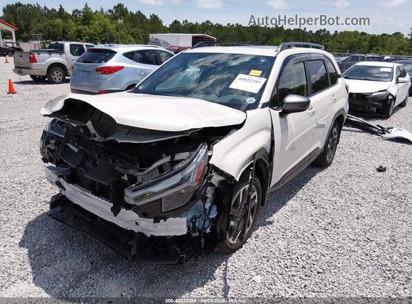 JF2SLDRC1SH419727 2025 SUBARU FORESTER White წინა ხედი
