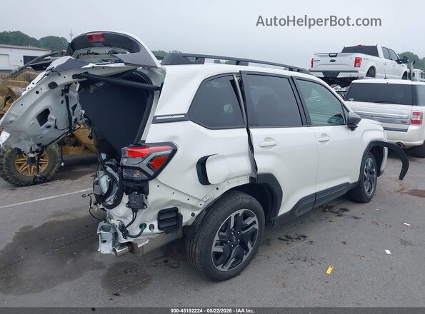 JF2SLDRC1SH573077 2025 SUBARU FORESTER White Rear right