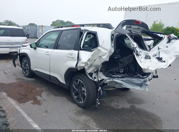 JF2SLDRC1SH573077 2025 SUBARU FORESTER White Rear left