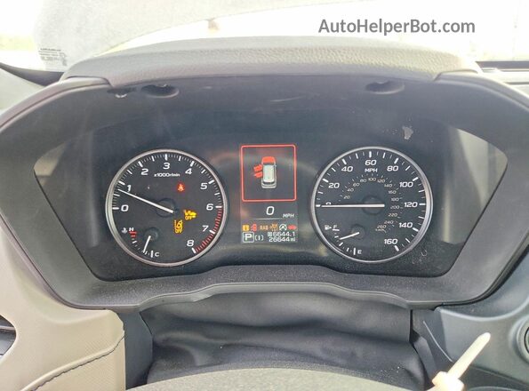 JF2SLDRC3SH449909 2025 SUBARU FORESTER Gray ხელსაწყოთა პანელის ხედი