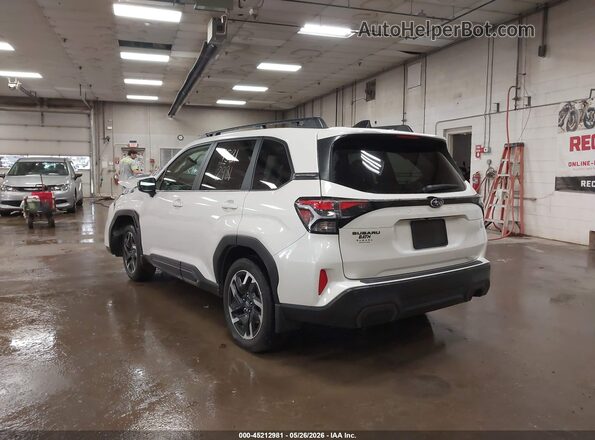 JF2SLDRC6SH617638 2025 SUBARU FORESTER Белый Задняя левая четверть