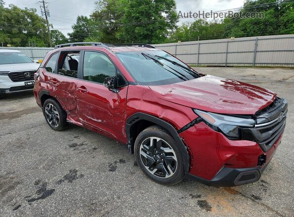 JF2SLDRC9SH614409 2025 SUBARU FORESTER Red Передня права чверть