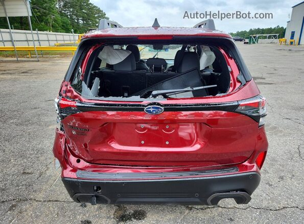 JF2SLDRC9SH614409 2025 SUBARU FORESTER Red Вид ззаду