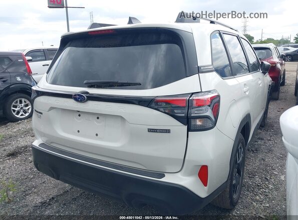 JF2SLSED0SH444234 2025 SUBARU FORESTER White Հետևի աջ
