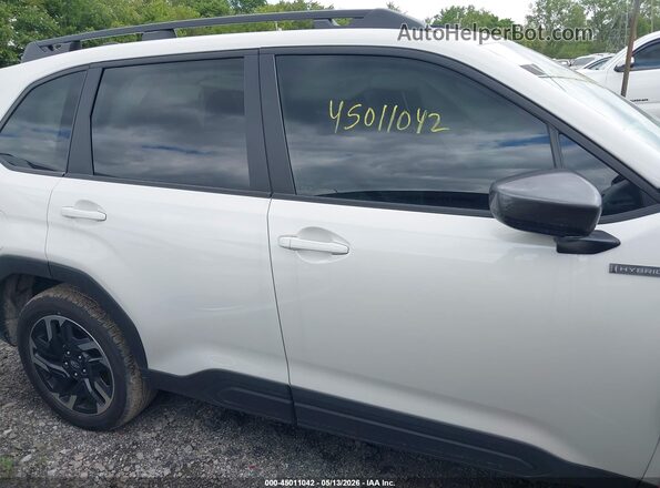 JF2SLSED0SH444234 2025 SUBARU FORESTER White Սալոնի հետևի տեսք