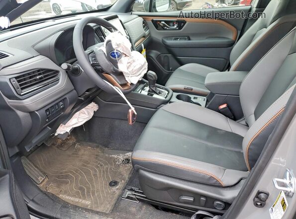 JF2SLSJD4SH434747 2025 SUBARU FORESTER Gray წინა სალონის ხედი