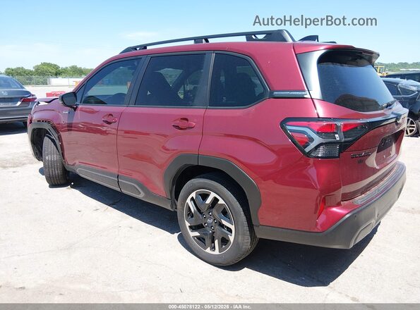 JF2SLSRD1SH429221 2025 SUBARU FORESTER Burgundy Հետևի ձախ