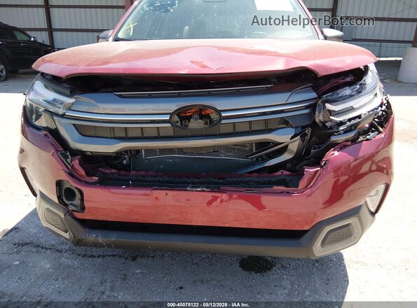 JF2SLSRD1SH429221 2025 SUBARU FORESTER Burgundy Դիմացի տեսք