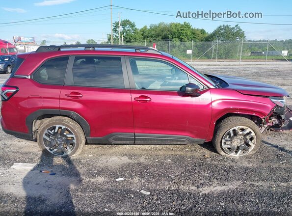 JF2SLSRD6SH434737 2025 SUBARU FORESTER Burgundy Rear interior view