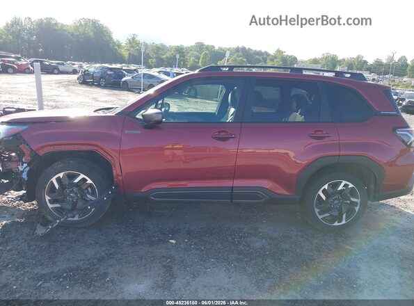 JF2SLSRD6SH434737 2025 SUBARU FORESTER Burgundy 360 interior view