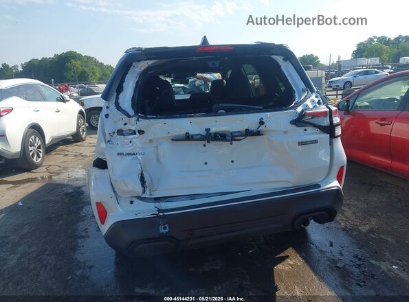 JF2SLSTD2SH445095 2025 SUBARU FORESTER White წინა ხედი