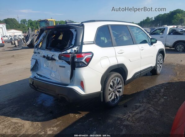 JF2SLSTD2SH445095 2025 SUBARU FORESTER White უკანა მარჯვენა