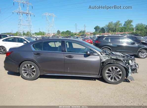 JH4KC1F53JC000520 2018 ACURA RLX Серый Вид задней части салона