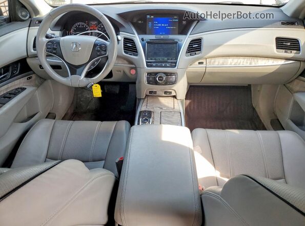 JH4KC1F56JC000365 2018 ACURA RLX Gray Widok deski rozdzielczej