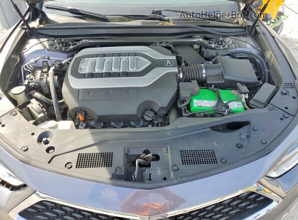 JH4KC1F56JC000365 2018 ACURA RLX Gray Widok wnętrza z tyłu