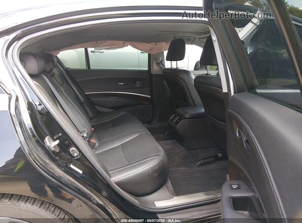 JH4KC1F57GC000724 2016 ACURA RLX Black VIN კოდის სტიკერის ხედი