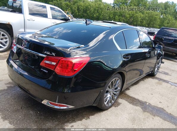 JH4KC1F57GC000724 2016 ACURA RLX Black უკანა მარჯვენა