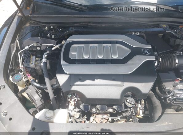 JH4KC1F57GC001274 2016 ACURA RLX Black Вид ззаду