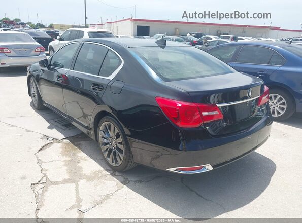 JH4KC1F57GC001274 2016 ACURA RLX Black Задня ліва чверть