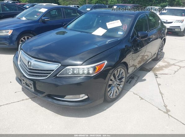JH4KC1F57GC001274 2016 ACURA RLX Black Передня ліва чверть