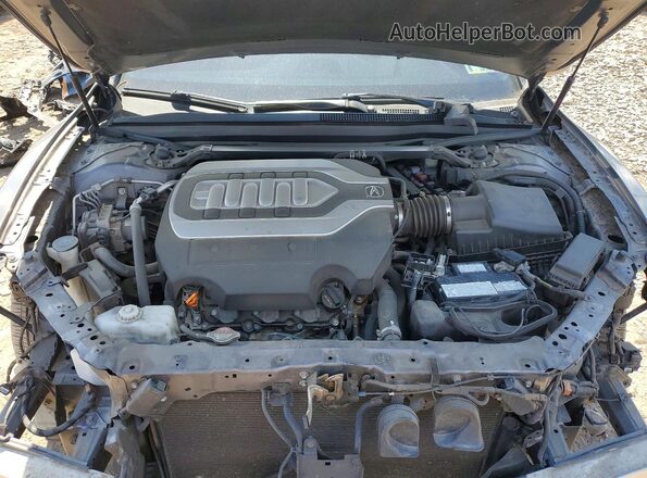 JH4KC1F57JC001458 2018 ACURA RLX Gray Vista interior trasera