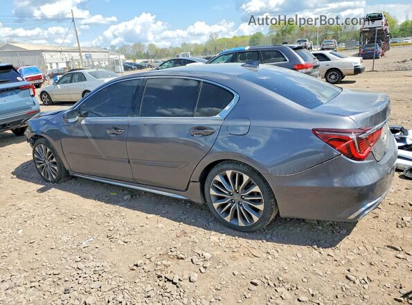 JH4KC1F57JC001458 2018 ACURA RLX Gray Trasero izquierdo