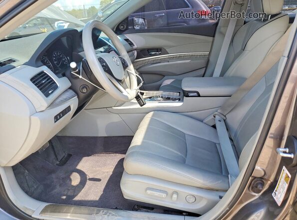 JH4KC1F57JC001458 2018 ACURA RLX Gray Vista interior delantera