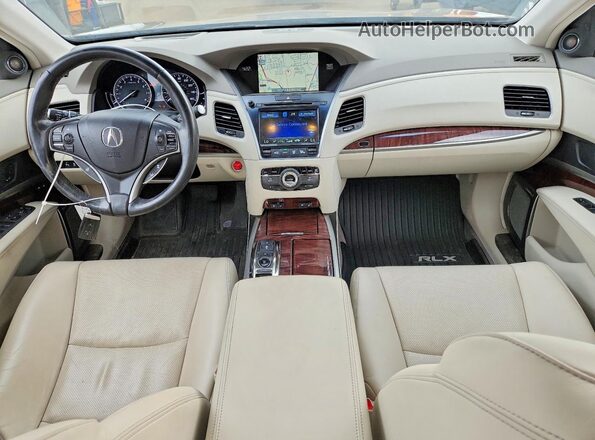 JH4KC2F91HC000020 2017 ACURA RLX Maroon Dashboard view