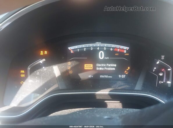 JHLRW2H80KX002937 2019 HONDA CR-V Black Vista de los asientos traseros